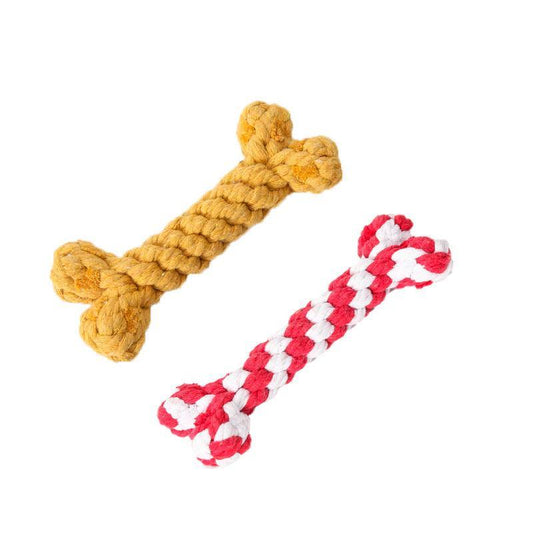 Bite-Resistant Cotton Rope Knot Toy For Dogs-1