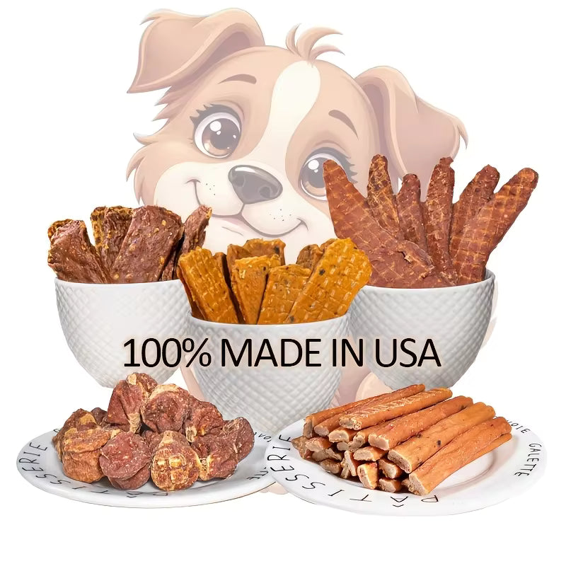 Pet Food Dog Snacks Delicious Dried Salmon Jerky Pet Food for Dogs