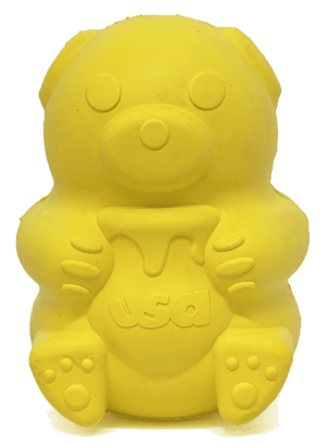 Honey Bear Durable Dog Treat Dispenser Toy-0