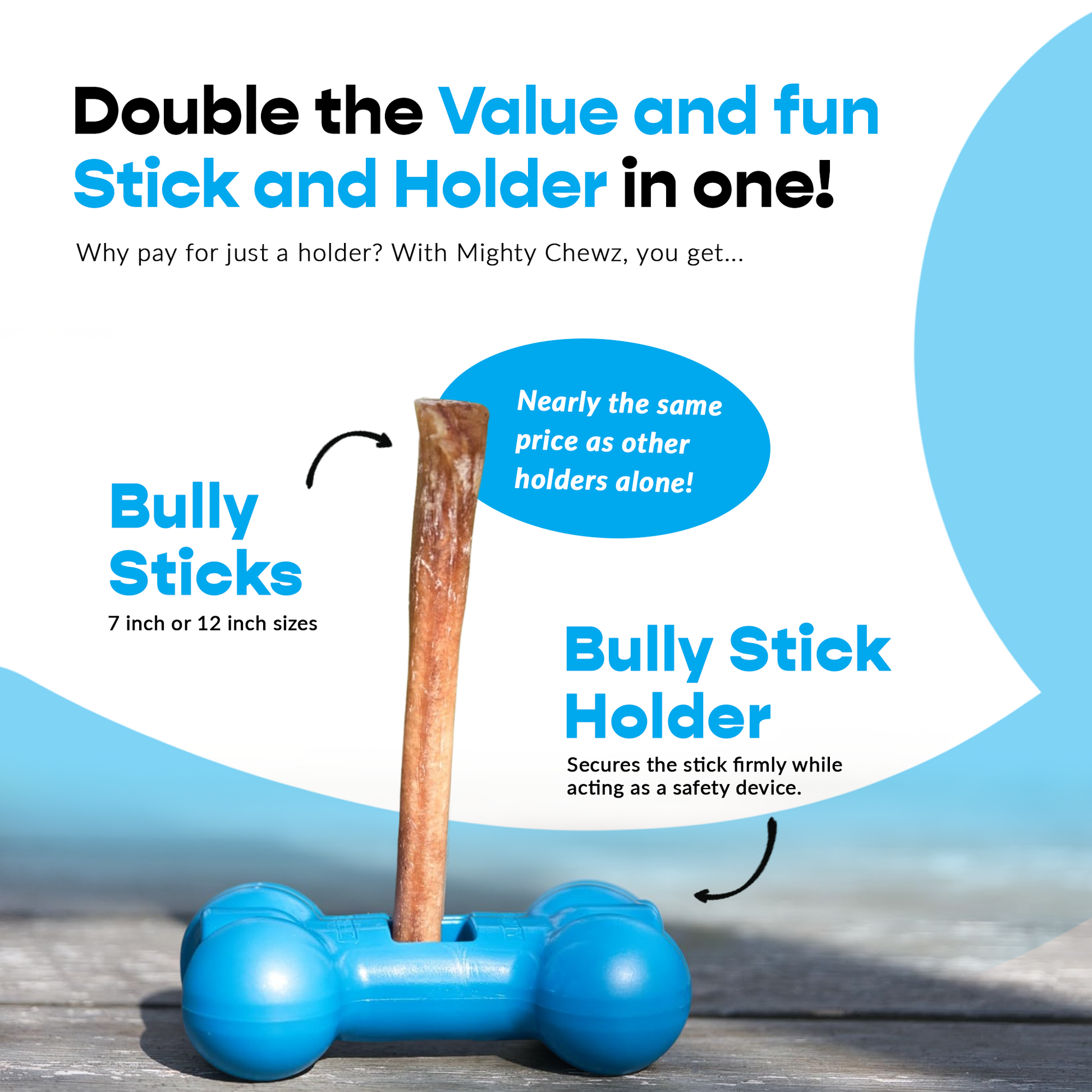 7" Thick Bully Sticks - Refill Pack-2