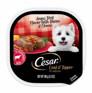 Cesar Loaf &amp; Topper in Sauce Wet Dog Food