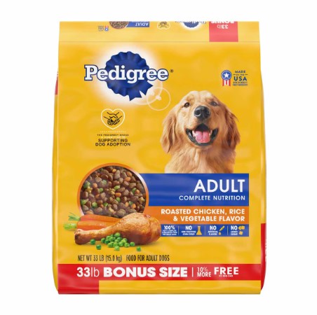 Pedigree Adult Complete Nutrition Dry Dog Food, Roasted Chicken