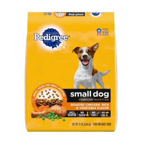 PEDIGREE Small Dog Roasted Chicken, Rice &amp; Vegetable Flavor Dry Dog Food