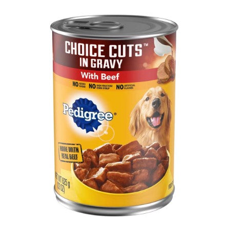 Pedigree Choice Cuts in Gravy With Beef Canned Dog Food