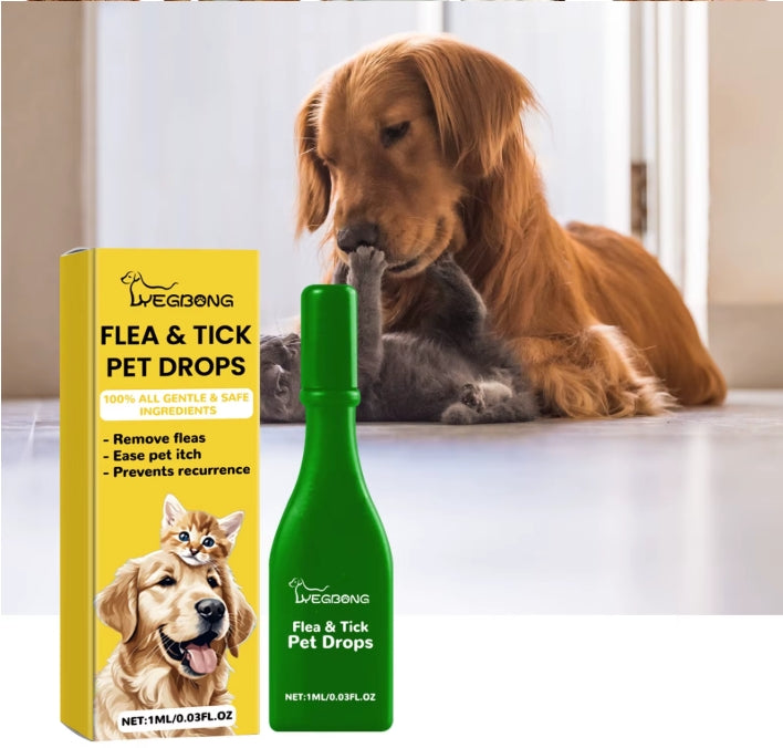 Cat Anti Flea Drops Flea Lice Remove Relieve Skin Itching External Insect Repellent Deworming Supplies Pet Tick Treatment Drops