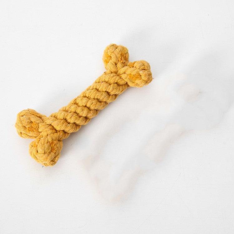 Bite-Resistant Cotton Rope Knot Toy For Dogs-7