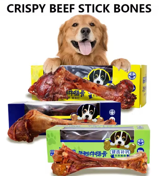 Pet Dog Snacks Crispy Beef Stick Bone Large Size Grinding Teeth Snacks