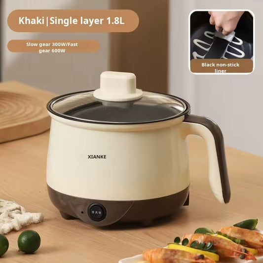 Dormitory Small Multifunctional Electric Cooking Pot Cooking Pot Steamer Electric Hot Pot